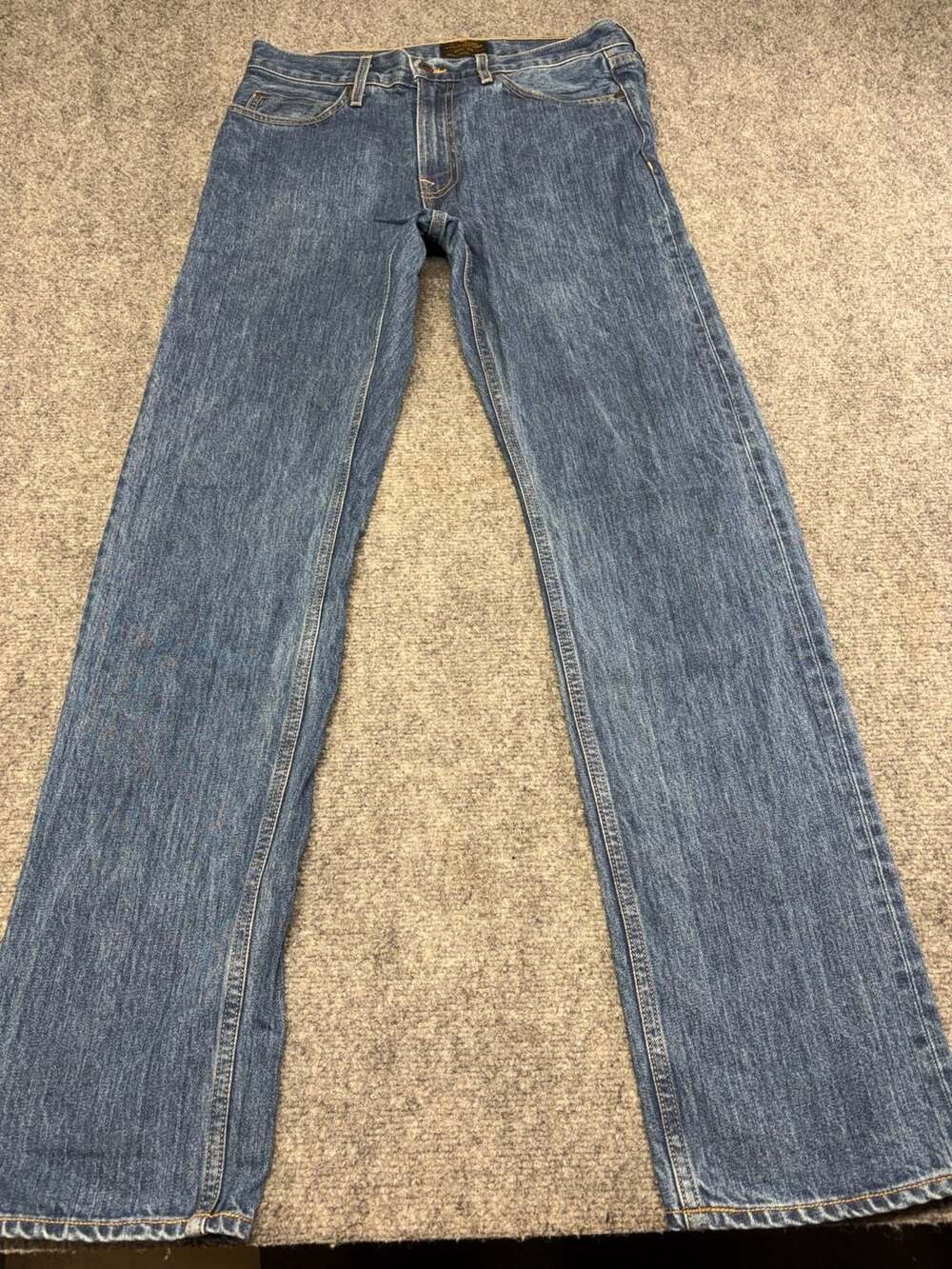 Filson Denim Jeans Size 33x32 Medium Indigo Wash Regular Fit Sewn in USA-Rugged